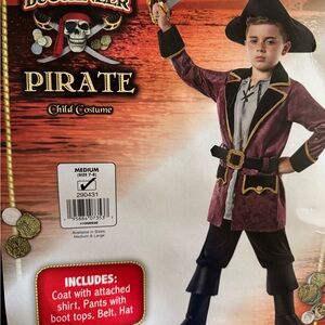 Pirate costume child Size M (ages 7-8)